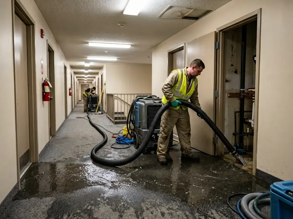 multi-unit-apartment-hallway-f-005 — frequently asked questions, Emergency Burst Pipe Water Extraction & Removal in East Whi…